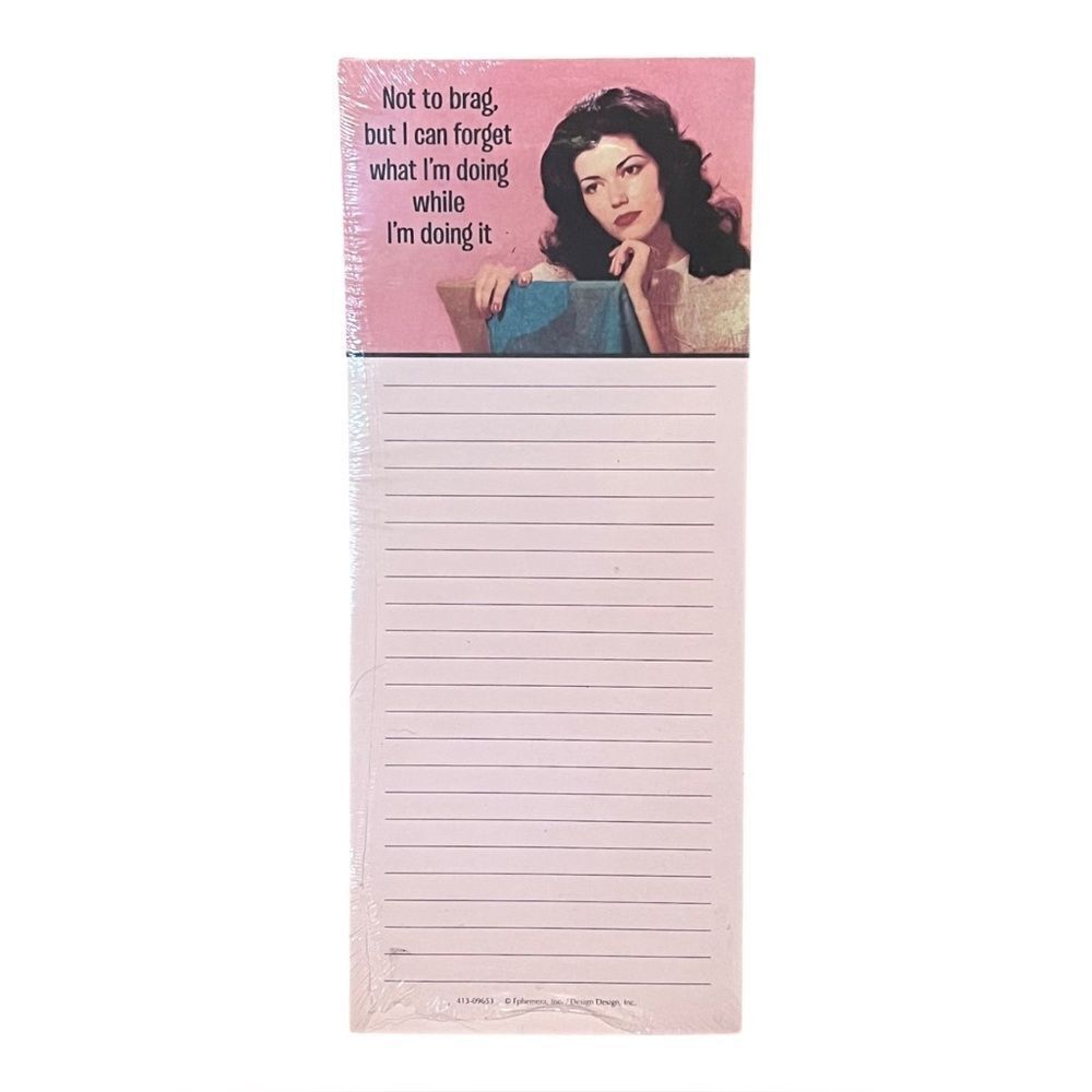 Design Design Not To Brag Magnetic List Pad Note 75 Pages New